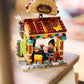 LEGO Restaurants of the World Mexico - 327-Piece Taco Shop Taqueria Building Set, Minifigure & Cactus, Collectible Food Display Model Gift - 40907