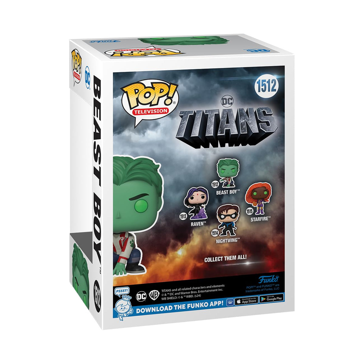 Funko POP! TV: Titans - Beast Boy - DC Titans - Collectable Vinyl Figure - Gift Idea - Official Merchandise - for Kids & Adults - TV Fans - Model