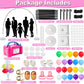 Balloon Arch Kit and Balloon Pump, 9Ft Tall & 10Ft Wide Adjustable Balloon Arch Stand Kit with Electric Pump, Balloons and Accessories for Birthday