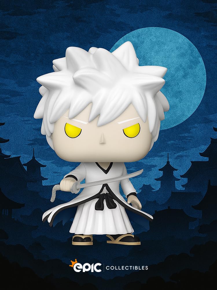 Epic Collectibles Pop Anime: Bleach - White Hollow Ichigo Exclusive Vinyl Figure Bundled with Box Protector Compatible for Funko