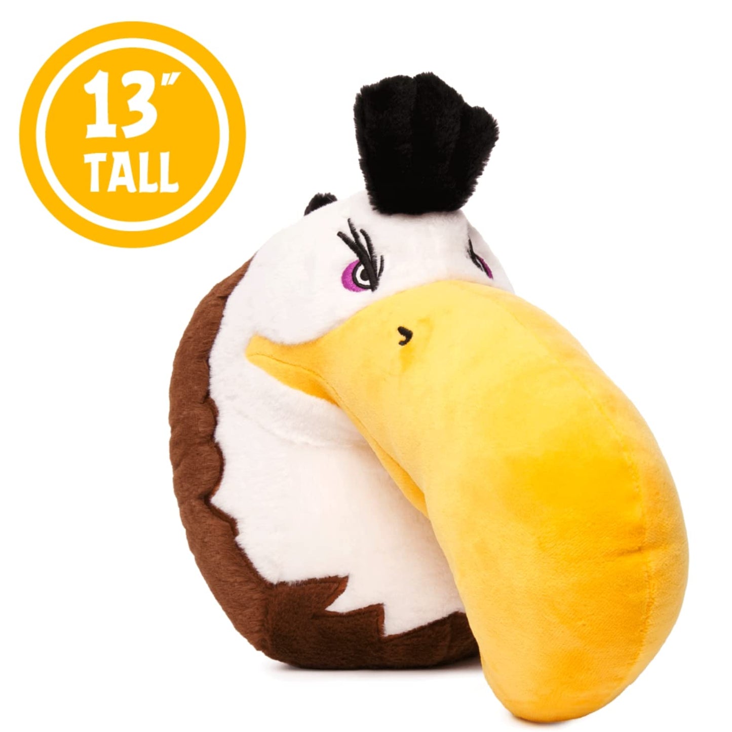 Angry Birds - Mighty Eagle - Giant Size - 13 Inch Collectible Plush Doll - Officially Licensed - Super Soft, Cuddly Doll for Kids and Adults - Limited