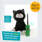 R&R Games Hide & Seek Pals Kupcake the Kitten Family Game - Hide and Seek with Animals, Seeker Wand Included, Ages 3+
