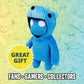 Gang Beasts Blue Bear Costume Plush 8" Gamer Character Soft Doll Figure