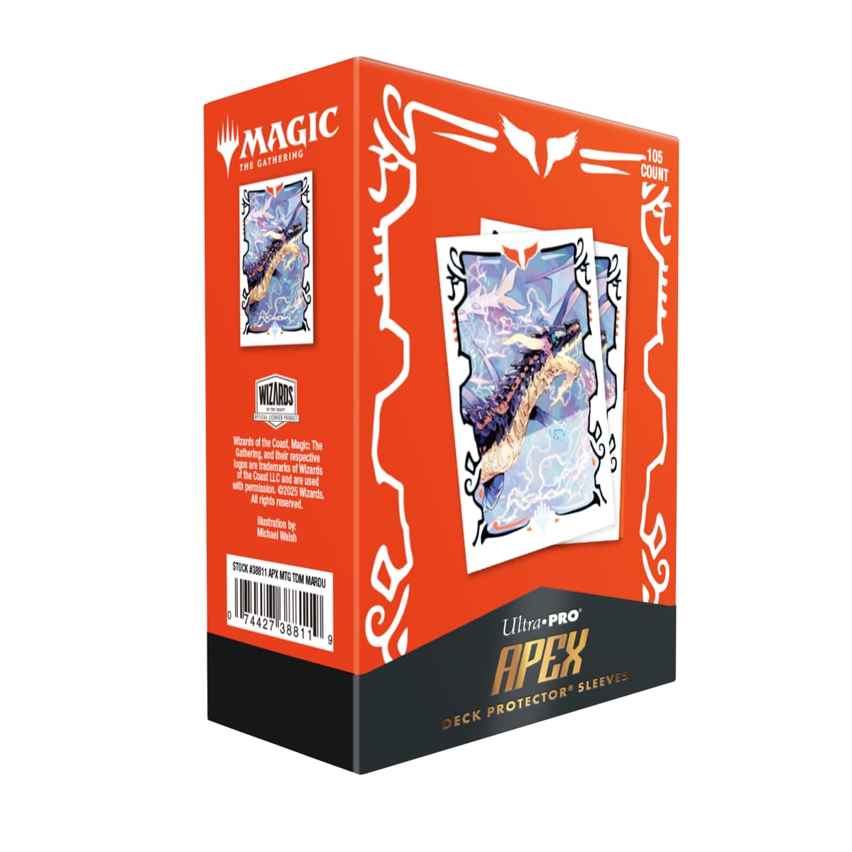 Ultra PRO - Tarkir Dragonstorm Neriv, the Storm Front 105ct APEX Deck Protector™ Sleeves for Magic: The Gathering