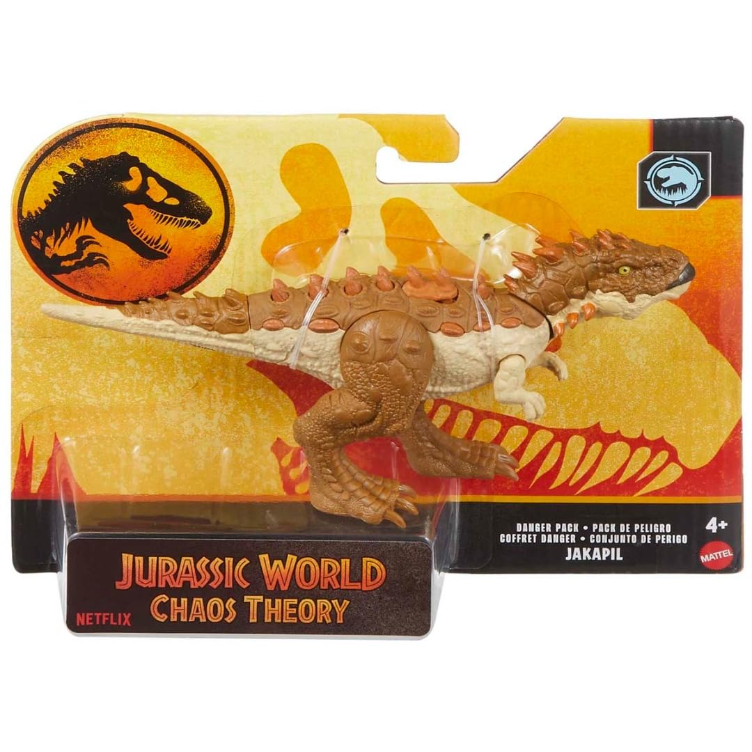 Jurassic World Chaos Theory Danger Pack Jakapil Action Figure Toy, Posable