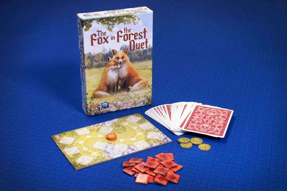 Renegade Game Studios Fox in the Forest Duet Cooperative Card Game for 2 Players, Ages 10+