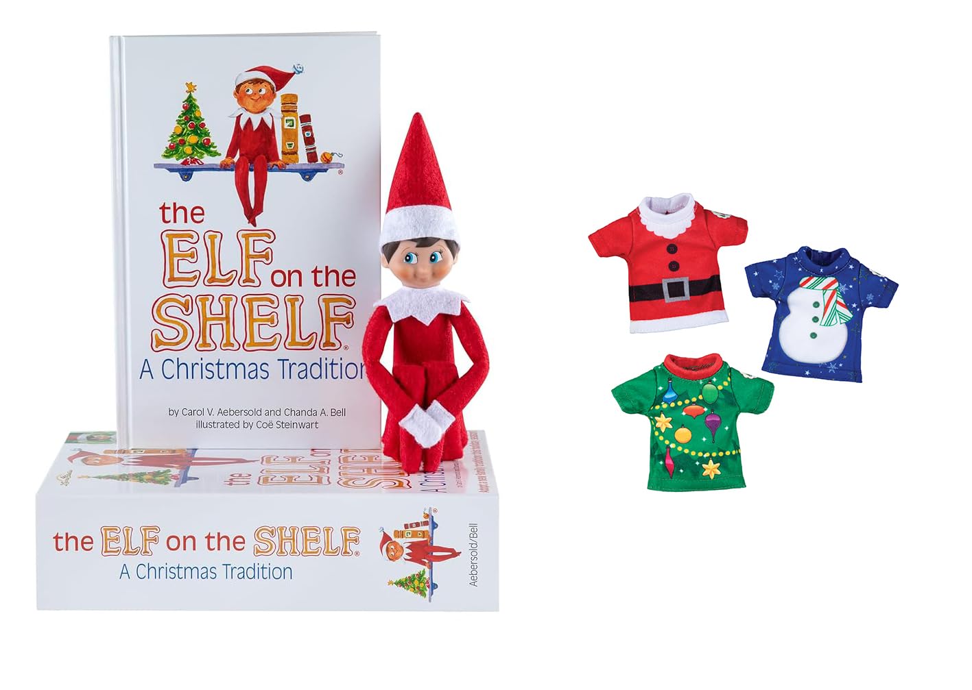The Elf on the Shelf® Blue Eyed Boy & Claus Couture Collection® Christmas T-Shirt Party
