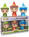 Funko Pop! Disney: Sleeping Beauty - Flora, Fauna, & Merryweather Fairy Godmother Vinyl Figure 3 Pack, Spring Convention Amazon Exclusive
