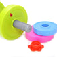 PowerTRC Fun and Colorful Dumbbell for Kids - Adjustable Weights - Fill Weights with Water or Sand - Beach Toys