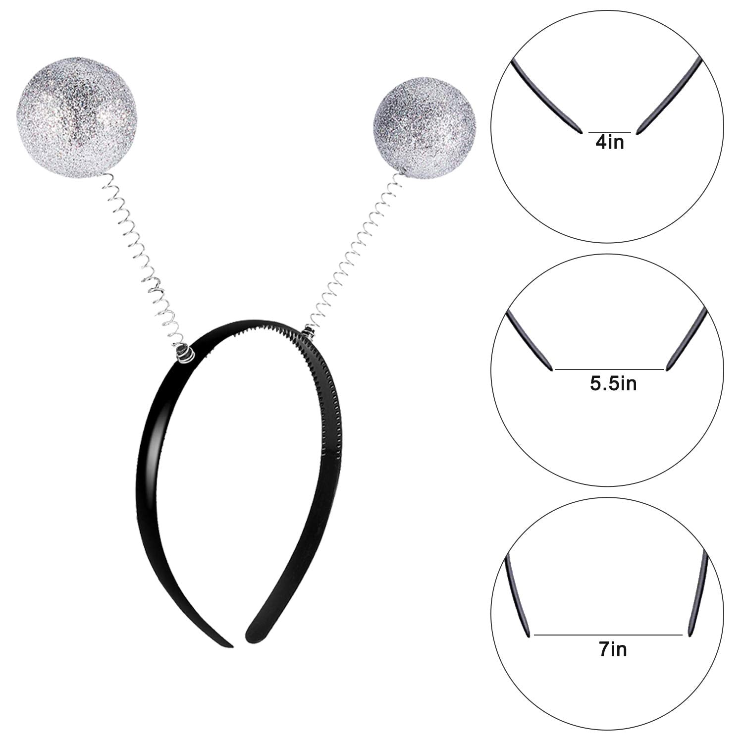Trounistro 10 Pack Alien Headband for Party Supplies and Costume Accessory (Color Set 1, ZRWW069)