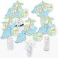 Big Dot of Happiness Baby Boy Dinosaur - Baby Shower, Birthday Party Centerpiece Sticks - Table Toppers - Set of 15