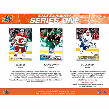2022/23 Upper Deck Series 1 NHL Hockey HOBBY box (24 pks/bx)
