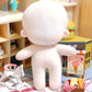 niannyyhouse 7.8in?20CM? Plush Doll Without Embroidery Naked Humanoid Stuffed Toys Dress Up Normal Body Glossy Wearable Clothing (A-2, 20CM)