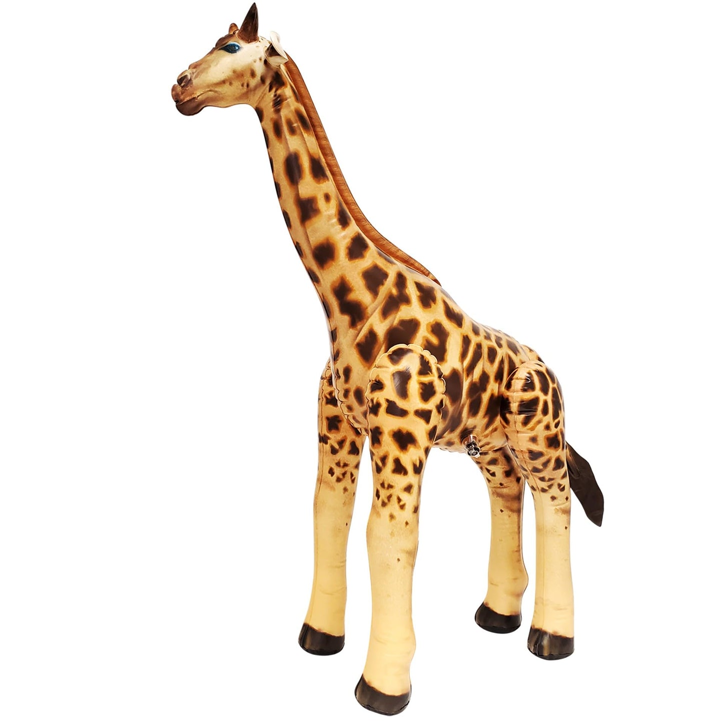 Jet Creations 36" Inflatable Giraffe Toy for Pool Party Decorations & Birthday Gifts - Air Stuffed Realistic Inflatable Wildlife Animals - Indoor