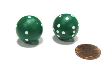 d6 Green w/White (2)