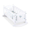 Melissa & Doug Wooden Play Cradle for Dolls - Baby Doll Crib and Baby Doll Bed with Mattress, Doll Accessories for Pretend Play and Stuffed Animals,
