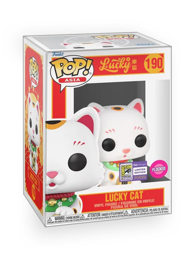 Funko Pop! Asia: Fortune - Lucky Cat (Flocked) Vinyl Figure