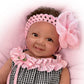 The Ashton-Drake Galleries Alanna with Hand-Rooted Hair So Truly Real® Lifelike & Realistic African-American Newborn Baby Doll 18-inches