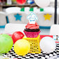 30pcs K Cake Decorations with 30pcs Cupcake Toppers Party Supplies for Kids Birthday Decorations