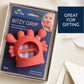 Itzy Ritzy Bitzy Grip Hand Teether - Silicone Teether for Babies - Developmental Teething Toy with Easy-to-Hold Hand Grip, Designed for Babies 3