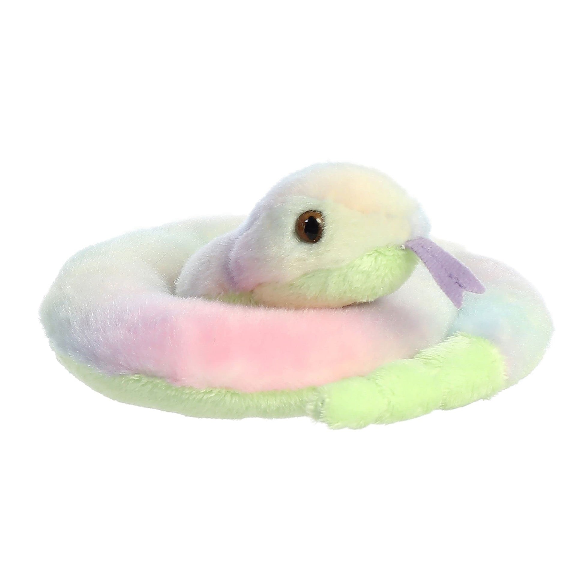Aurora® Adorable Mini Flopsie™ Lula Snake™ Stuffed Animal - Mini Companions Ready for Playful Adventures - for Kids All Ages, Toddlers, Adults,
