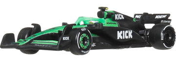 Hot Wheels 1:64 Scale Premium Die-Cast Formula 1 Collectible Toy Race Car with Real Riders Tires & Metal/Metal Body & Chassis