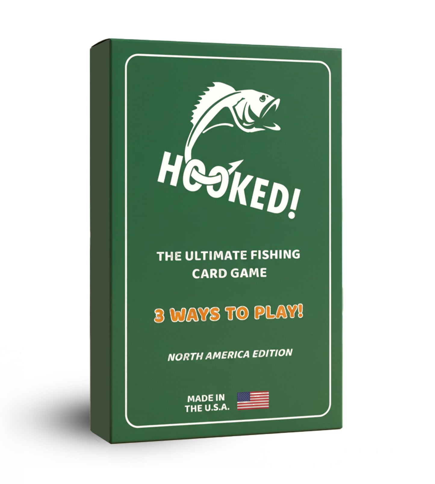 HOOKED! The Ultimate Fishing Card Game - 3 Ways to Play Go Fish, Learn Real Fish Facts - Fun Family Game for Kids & Adults - Great Gift for Anglers