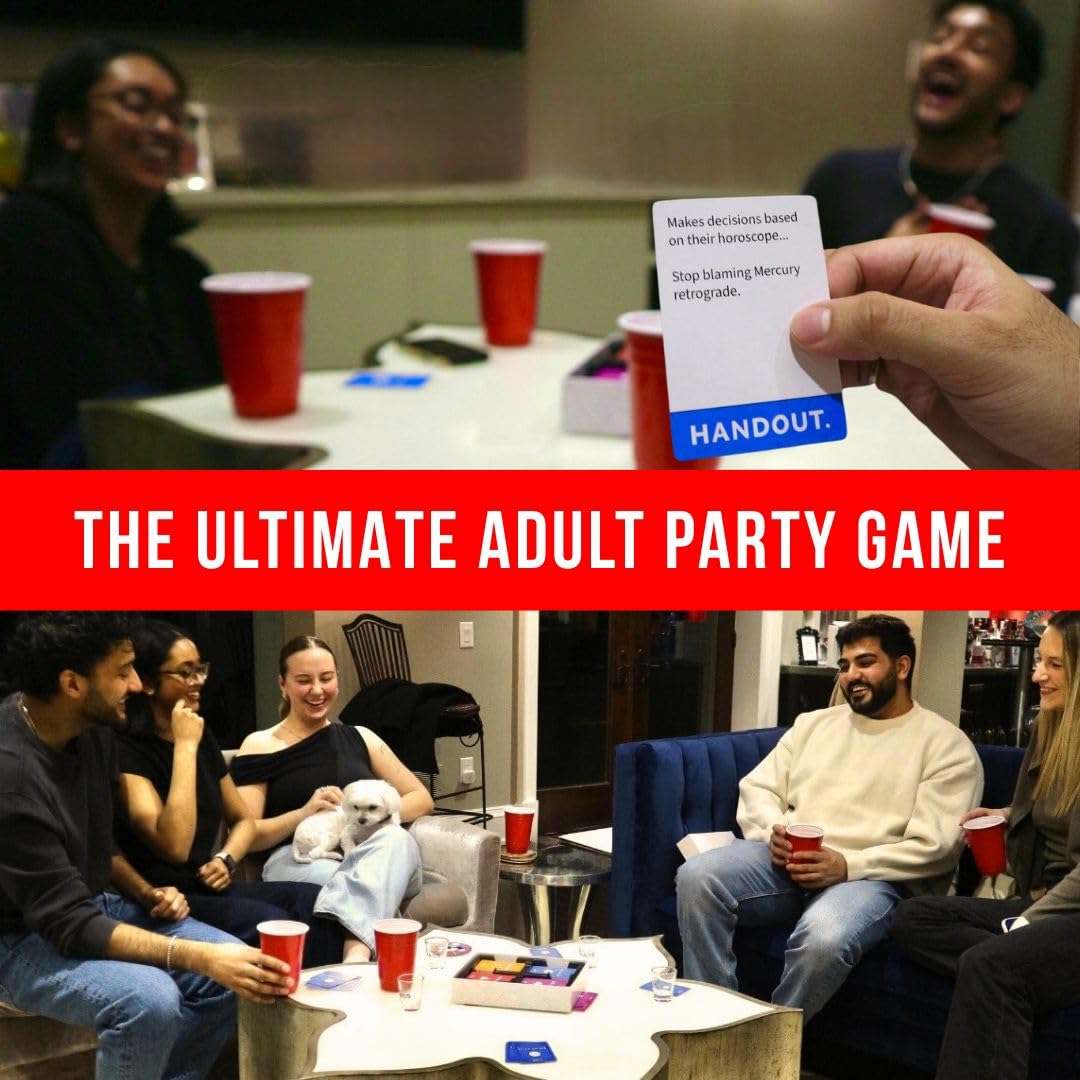 CONTROLLED CHAOS - The Ultimate Adult Party Card Game | 4 Decks in 1 with 250+ Roasts and Challenges That Will Get You Drinking | Great for Game