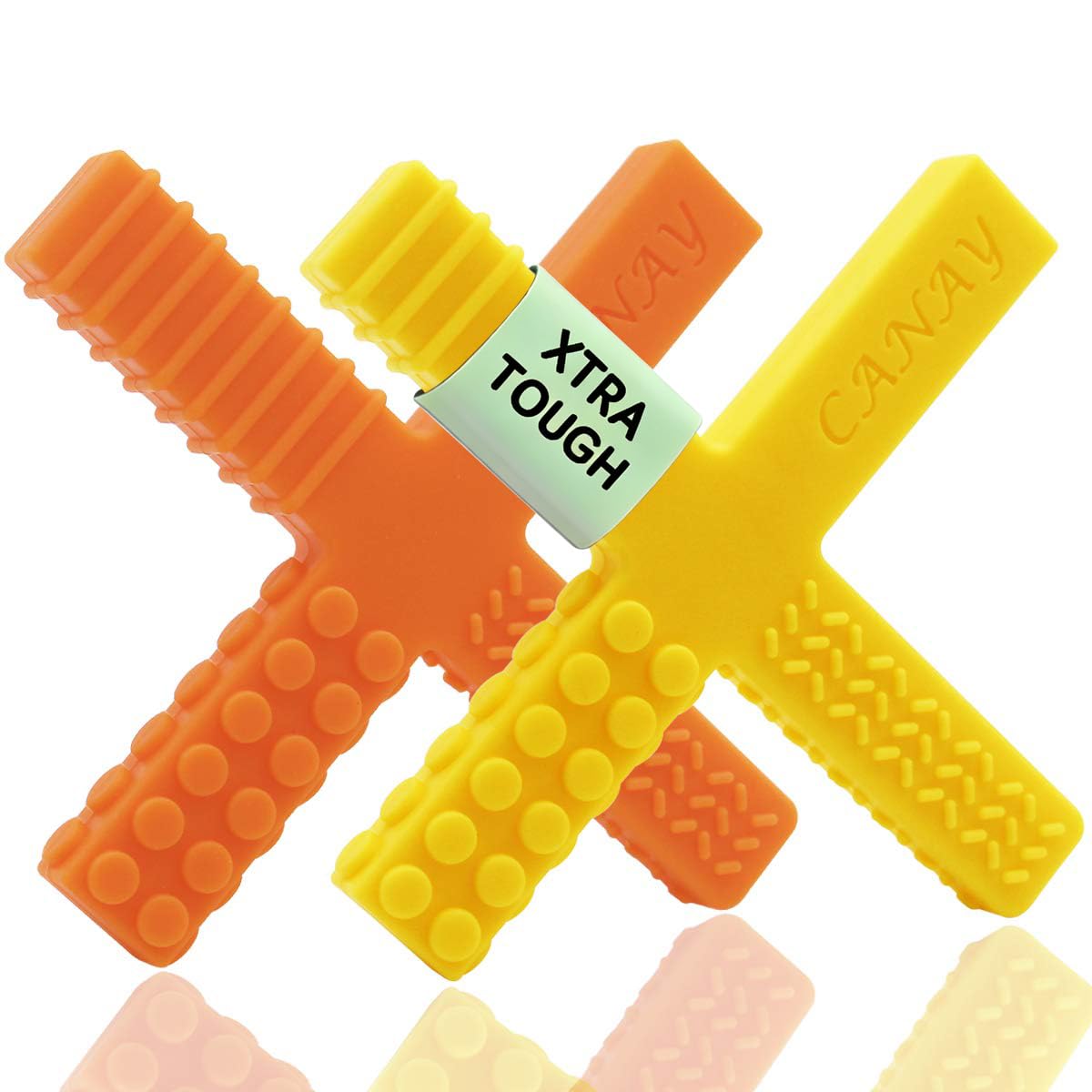 Xtra Tough Sensory Chew Stick Toys for Kids, Boys & Girls - Designed for Autism, Teething, Chewing, ADHD, SPD, Oral Motor Needs- for Moderate