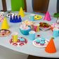 OUSHISS Farm Animal Shaped Disposable Plates, Cock Pig Cow Sheep Barn Farm Shower Birthday Plates Sever 60 Guest