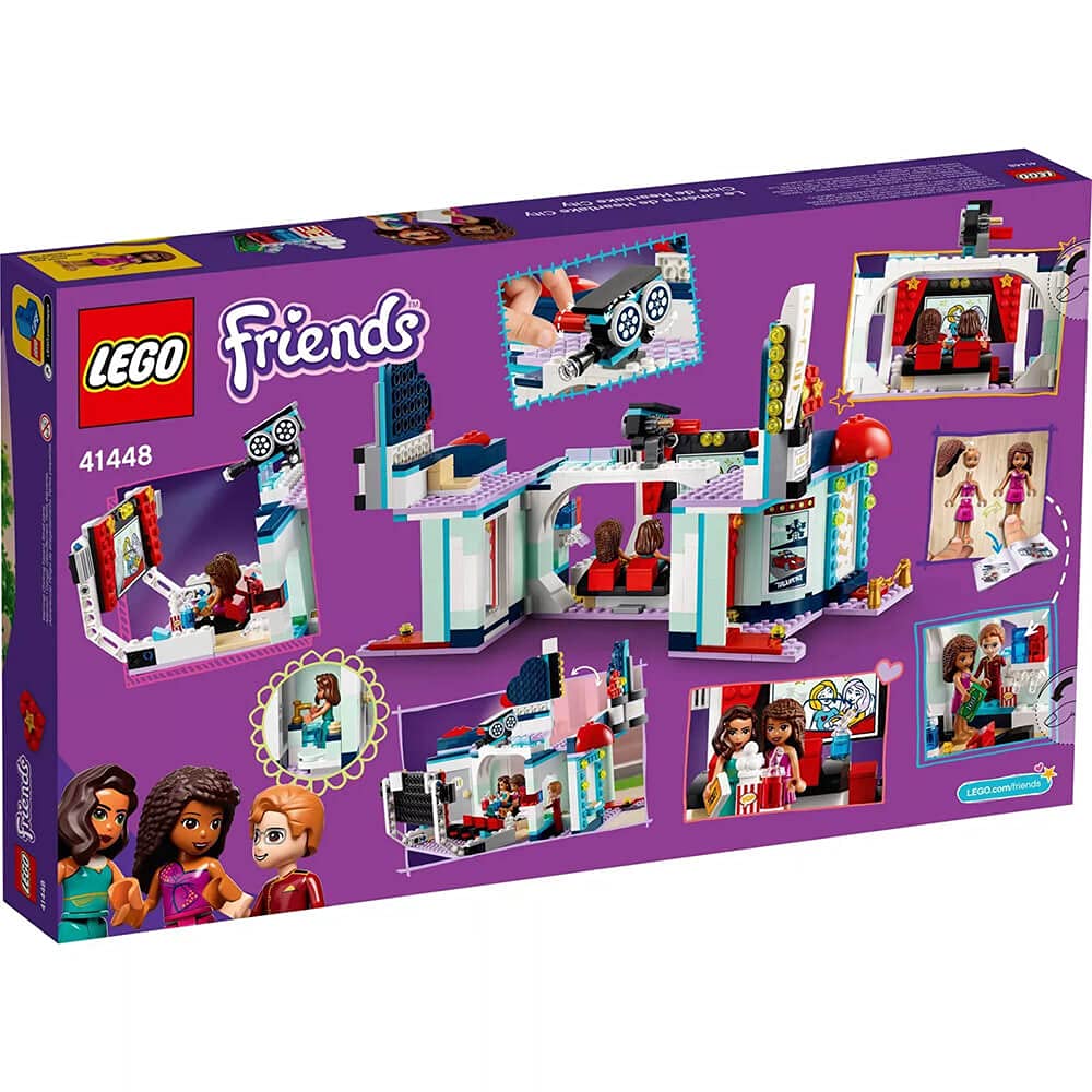 LEGO Friends Heartlake City Movie Theater 41448 Building Kit; Great Birthday Gift for Kids Who Love Movies, New 2021 (451 Pieces)