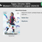 2024/25 Topps Chrome UEFA Women's Champions League Soccer Blaster Trading Card 7-Pack Blaster Box (3 Mini Diamond Refractor Parallels Per Box!)