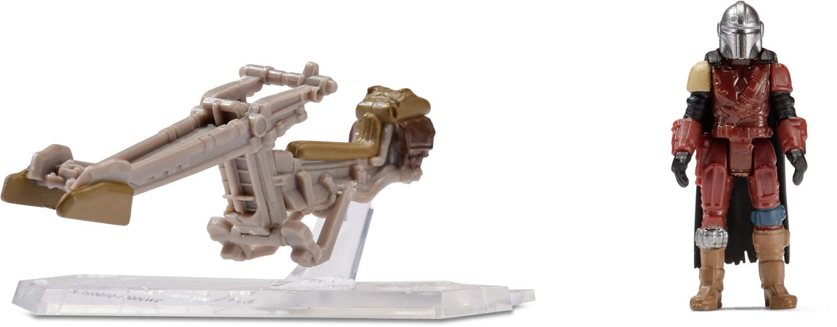Star Wars Micro Galaxy Squadron Scout Class Blind Box, 3-Pack - Series 1 - Receive 3 of 6 Assorted Collectible 2.5" Vehicles & 1" Figure - Gift for