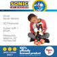 Sonic Shadow The Hedgehog Anime Kids Bedding Super Soft Plush Cuddle Pillow Buddy, One Size, (Officially Licensed Product)