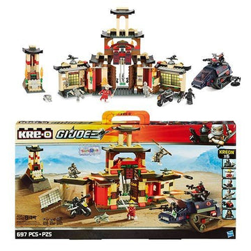Kre-O G.I. Joe Arashikage Dojo with H.I.S.S. (HISS) Tank, Motorcycle & 6x Kreon Minifigures