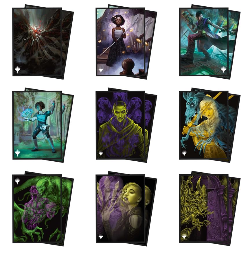 Ultra Pro - Duskmourn 100ct Deck Protector Sleeves for MTG - Features Artwork of Niko, Light of Hope