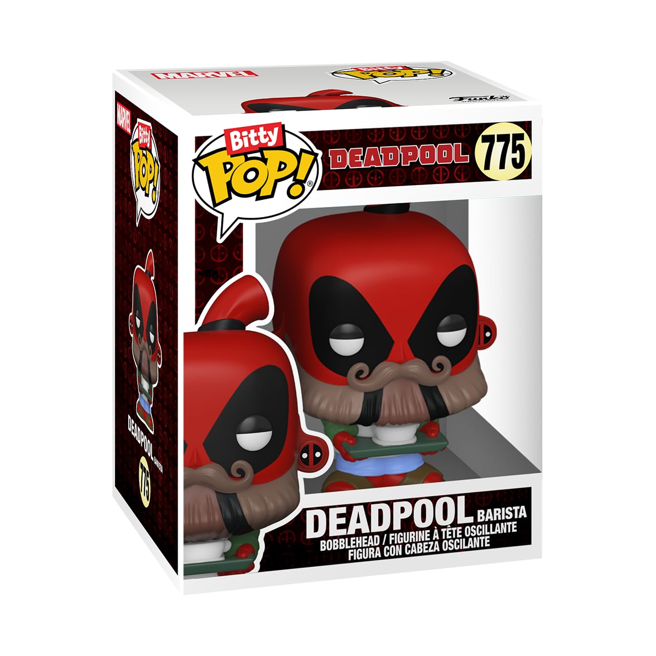 Funko Bitty POP! Deadpool - Dinopool , 4-Pack and A Surprise Mystery Mini Figure - 0.9 Inch (2.2 Cm) Collectable - Stackable Display Shelf Included