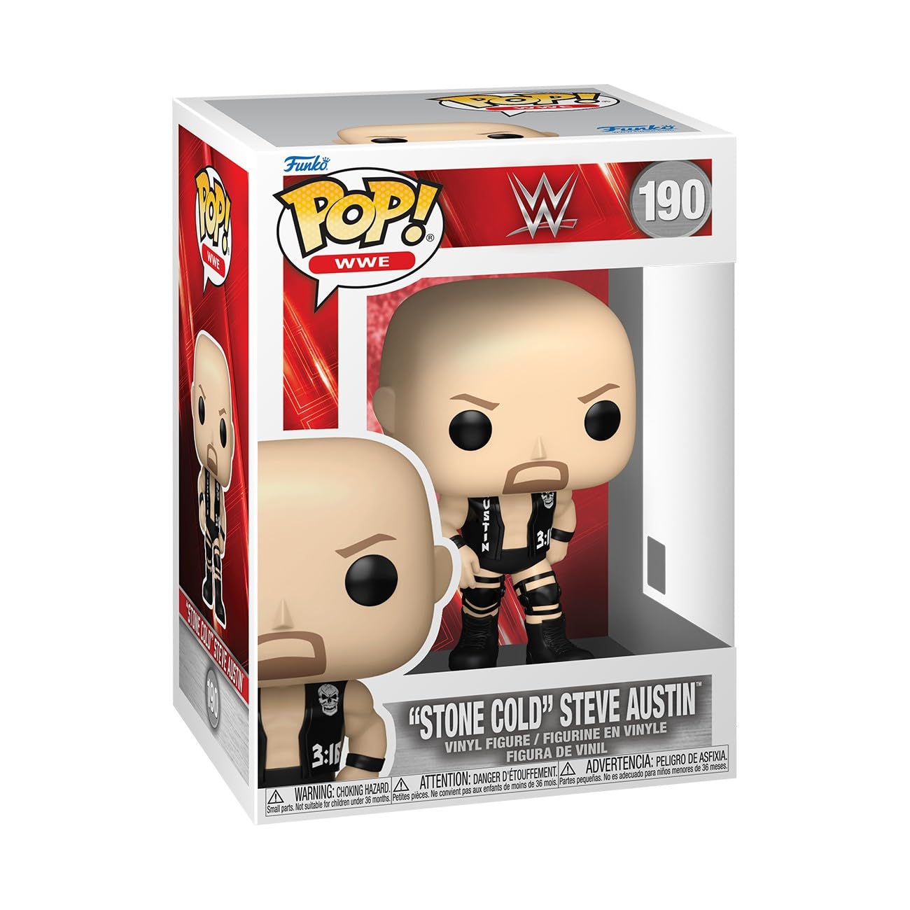Funko Pop! WWE: Stone Cold Steve Austin - Collectable Vinyl Figure - Gift Idea - Official Merchandise - Toys for Kids & Adults - Sports Fans - Model