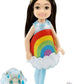 Barbie Chelsea Doll Playset for Girls - 3 Pc Bundle with Mini Chelsea Doll, Imagine Ink Mess Free Coloring Book, Stickers for Kids | Mini Barbie Doll