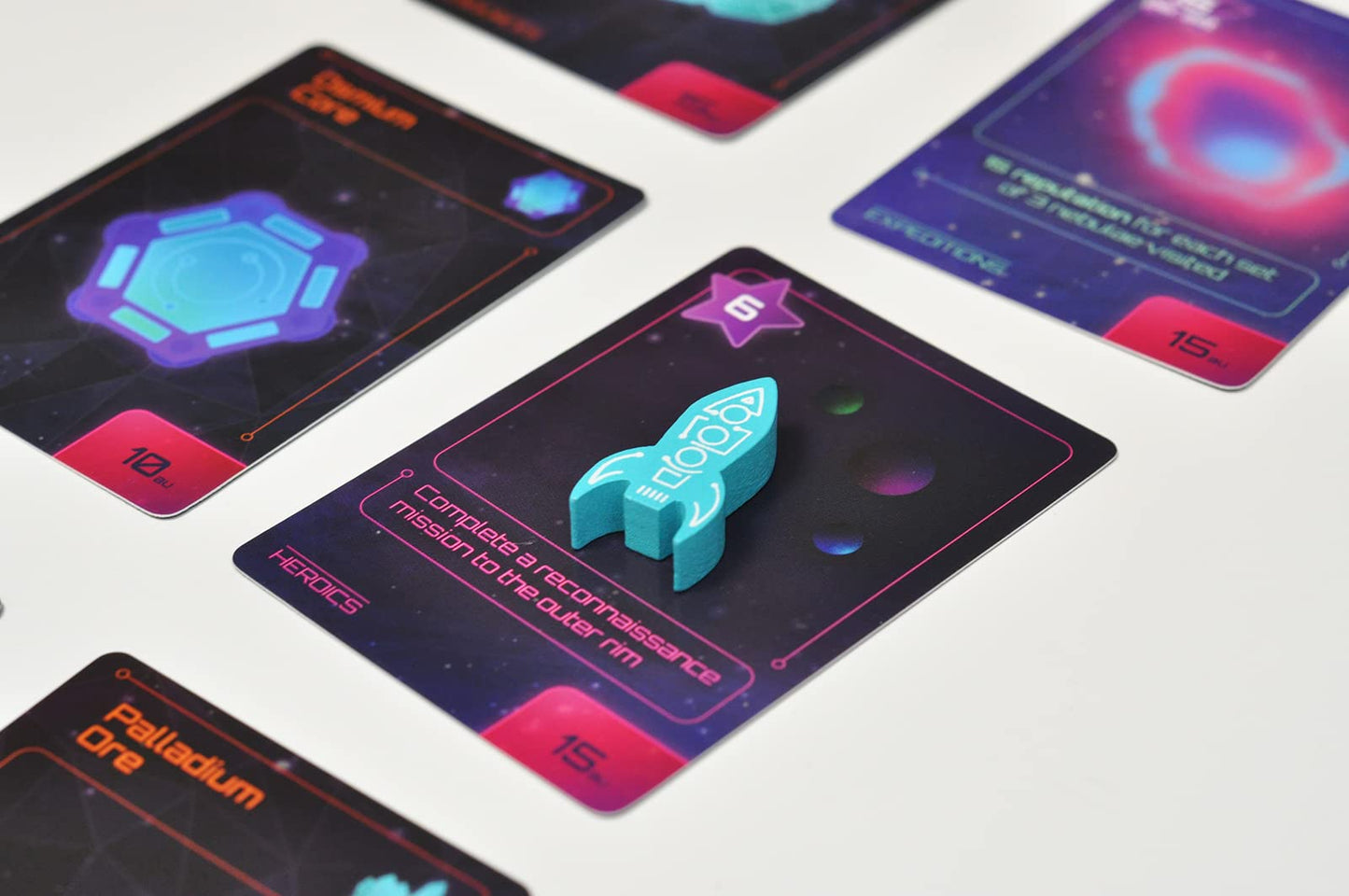 Last Night Games Galaxy Rush | 2 Player Strategic Card Game with Engine Building, Set Collection, Card Drafting and Racing