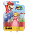 Super Mario Peach 4 Inch Action Figure with Umbrella
