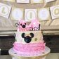 Oh Twodles Pink Cake Topper Second 2nd Birthday Party Supplies Decorations for Baby Girl Bday