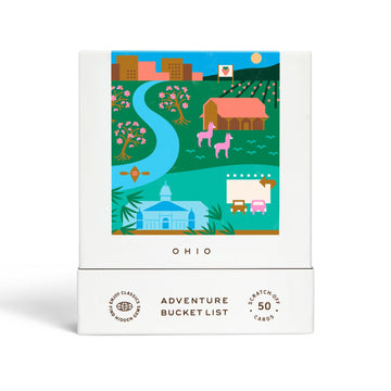 Reach International Outfitters Ohio Adventure Bucket List: 50 Scratch-Off Cards for Outdoor Activities, Tourist Attractions, and Road Trips - Perfect