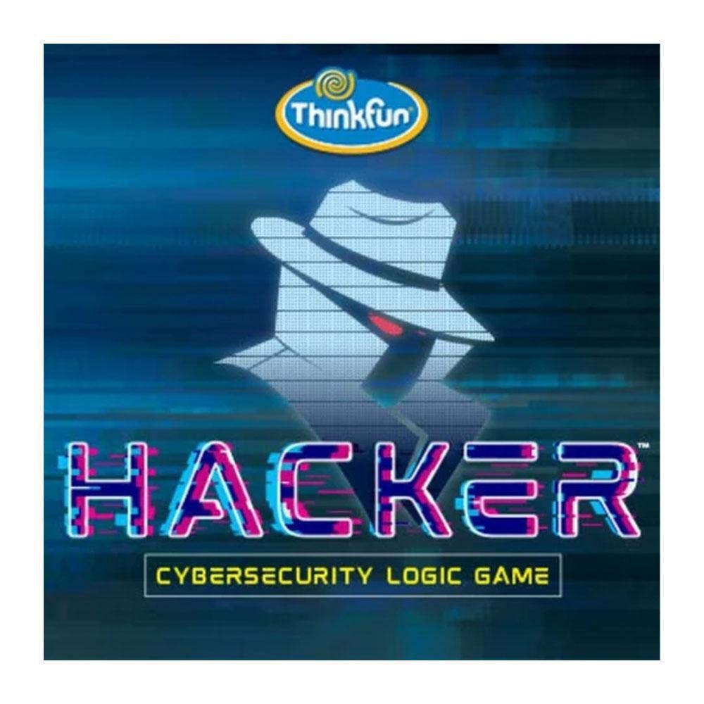 Think Fun Hacker Cybersecurity Coding Game and STEM Toy for Boys and Girls Age 10 and Up, Multicolor