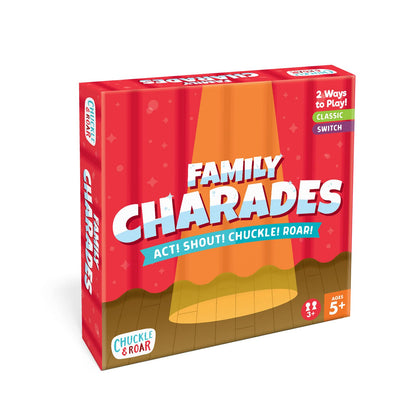Chuckle & Roar Classic Charades - Act! Shout! Chuckle! Roar! Family Party Game for Ages 5+ | 2 Game Modes, 750 Charades Ideas, 3+ Players