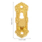 4Set Gold 1/12 Miniature Door Knob Lock and Key Dollhouse Decoration Accessories