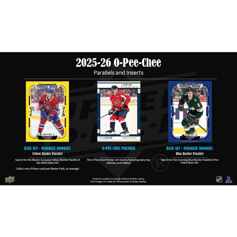 2025/26 Upper Deck O-Pee-Chee Hockey 9-Pack Blaster Box