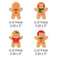 Big Dot of Happiness Gingerbread Christmas - DIY Shaped Gingerbread Man Holiday Party Cut-Outs - 24 Count