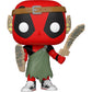 Funko LARP D e a d p o o l : P o p ! Vinyl Figurine Bundle with 1 Compatible 'ToysDiva' Graphic Protector (780-54690 - B)