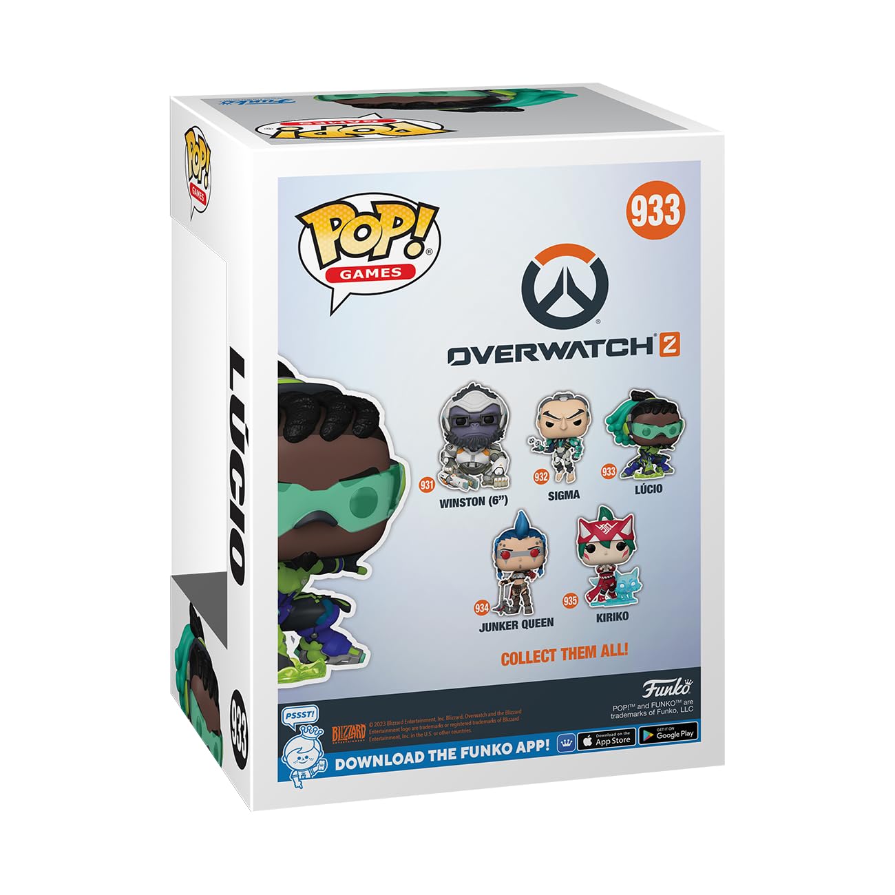 Funko POP! Games: Overwatch 2 - Lúcio - Overwatch - Collectable Vinyl Figure - Gift Idea - Official Merchandise - for Kids & Adults - Video Games Fans